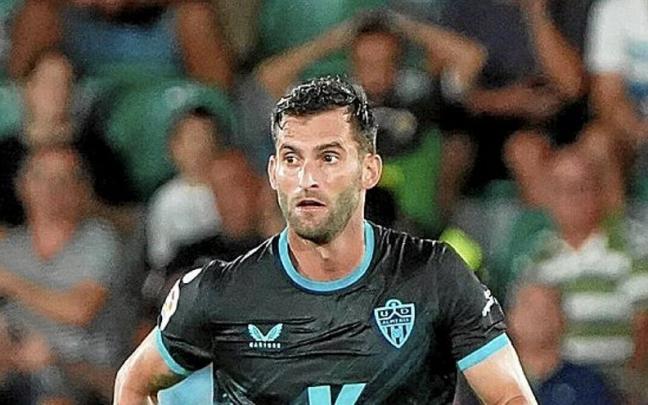 Leo Baptistao, en un partido con el Almería.