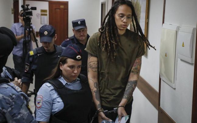 La campeona olímpica Brittney Griner. La campeona olímpica Brittney Griner.
