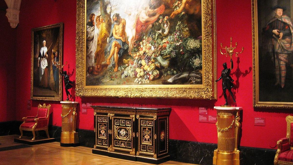 La Queen's Gallery del Palacio de Buckingham, uno de los espacios donde se expone la Royal Collection.