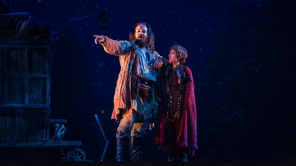 Imagen de una de las escenas del musical.