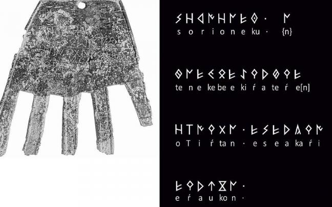 Azaroaren 14ean Aranzadi zientzia elkarteko ikerlariek Irulegiko eskua topatu zutela adierazi zuten, Arangurenen.