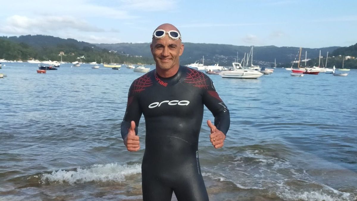 Peio Ormaz&aacute;bal, en la localidad de Redes, donde suele salir a entrenar.