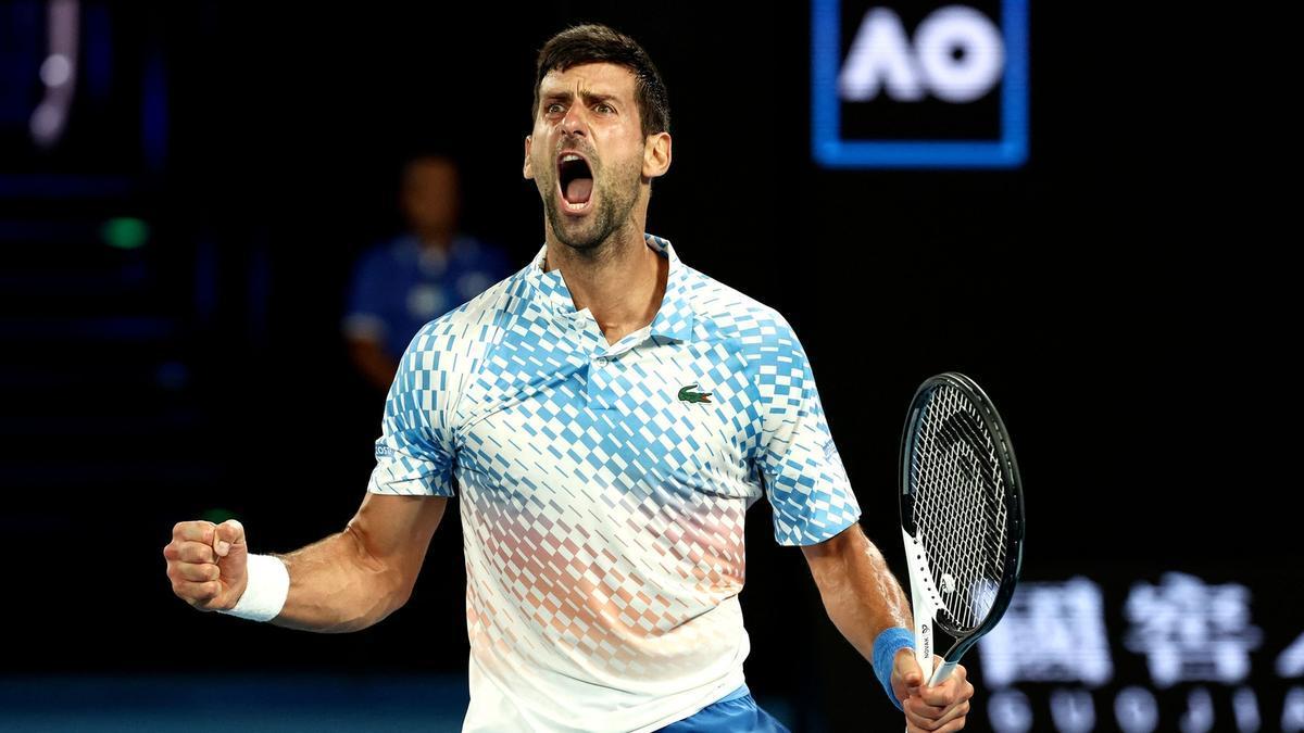 Djokovic, voraz en el Abierto de Australia.