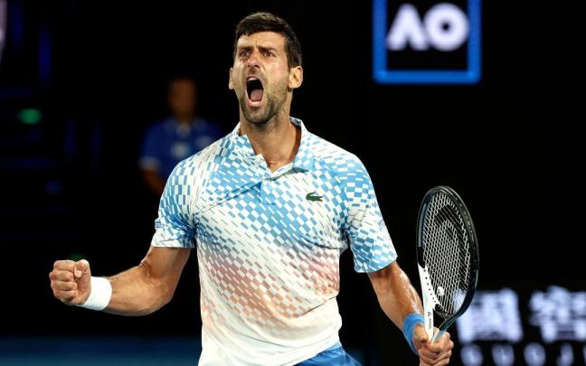 Djokovic, voraz en el Abierto de Australia. Djokovic, voraz en el Abierto de Australia.