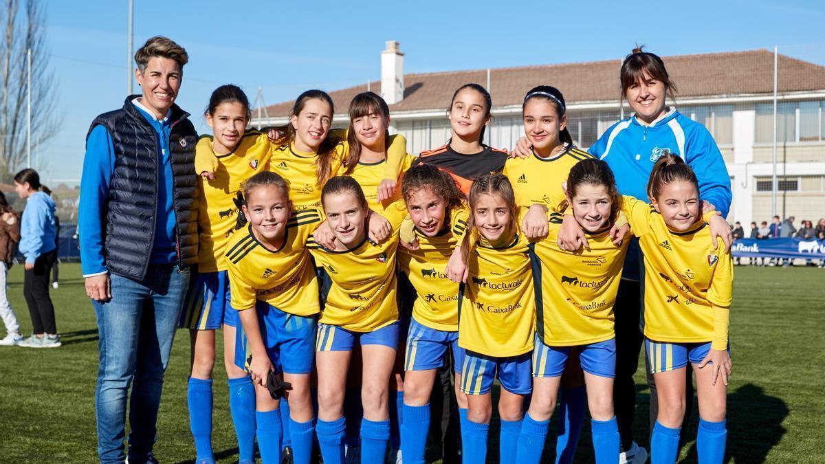 El equipo femenino del colegio Luis Amigó