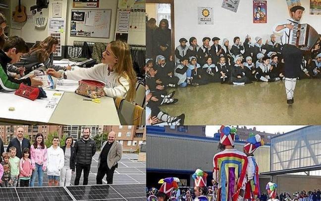 Gure ikastolaren egunerokaren irudietako batzuk.