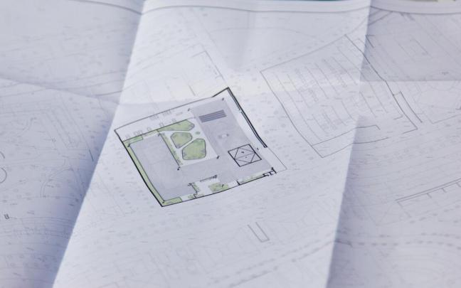 Plano de la residencia de Lakua.