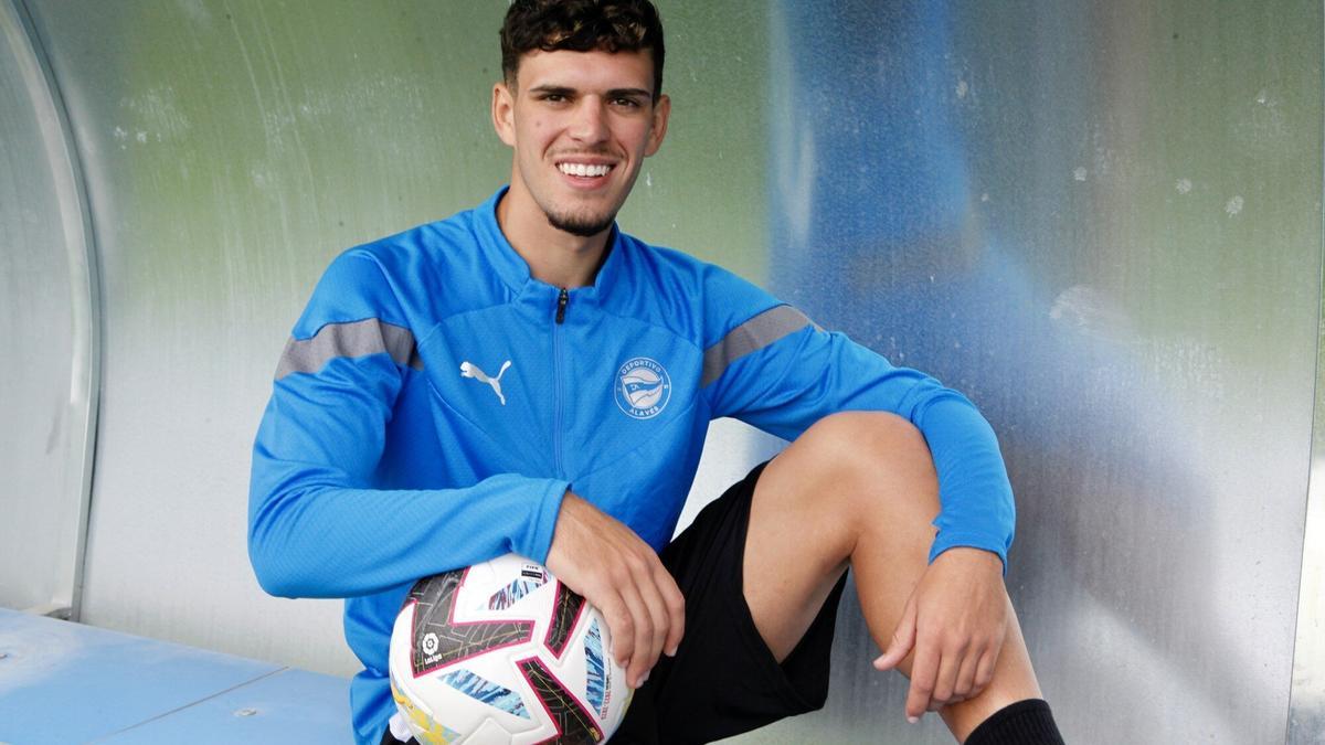 Javi López, jugador del Alavés.