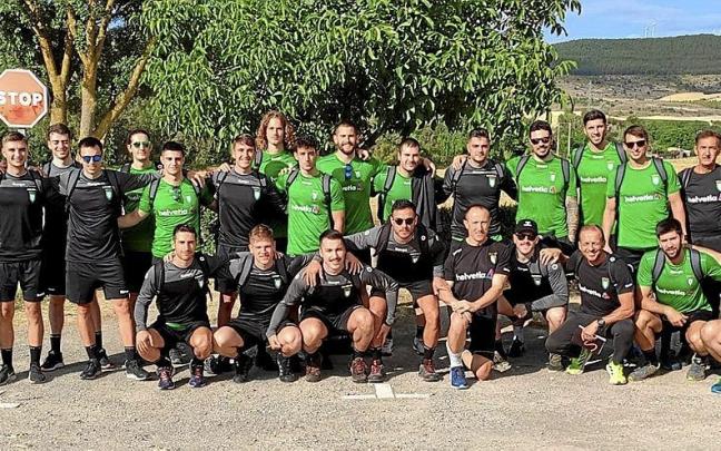 El Helvetia Anaitasuna hace grupo en la Foz de Lumbier