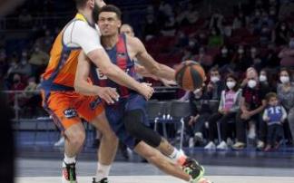 Baldwin, en el partido contra el Valencia Basket.