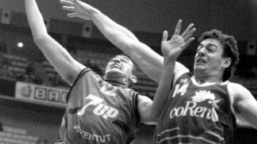 Juan Antonio Morales, durante su etapa como jugador en el Joventut de Badalona