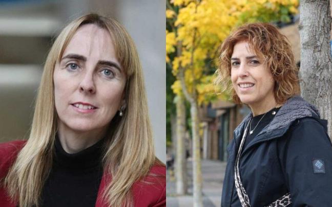 Amaia Larrea, responsable de RRHH de Super Amara, y Eva de Dios, expaciente de c&aacute;ncer.