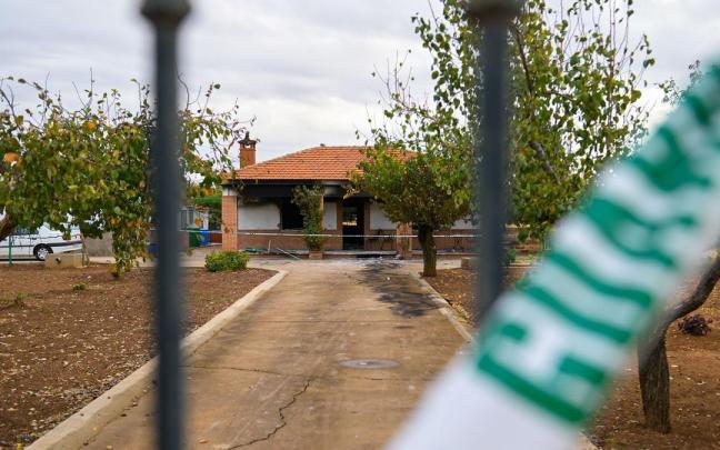 La casa en la que se produjo el tiroteo de Argamasilla.
