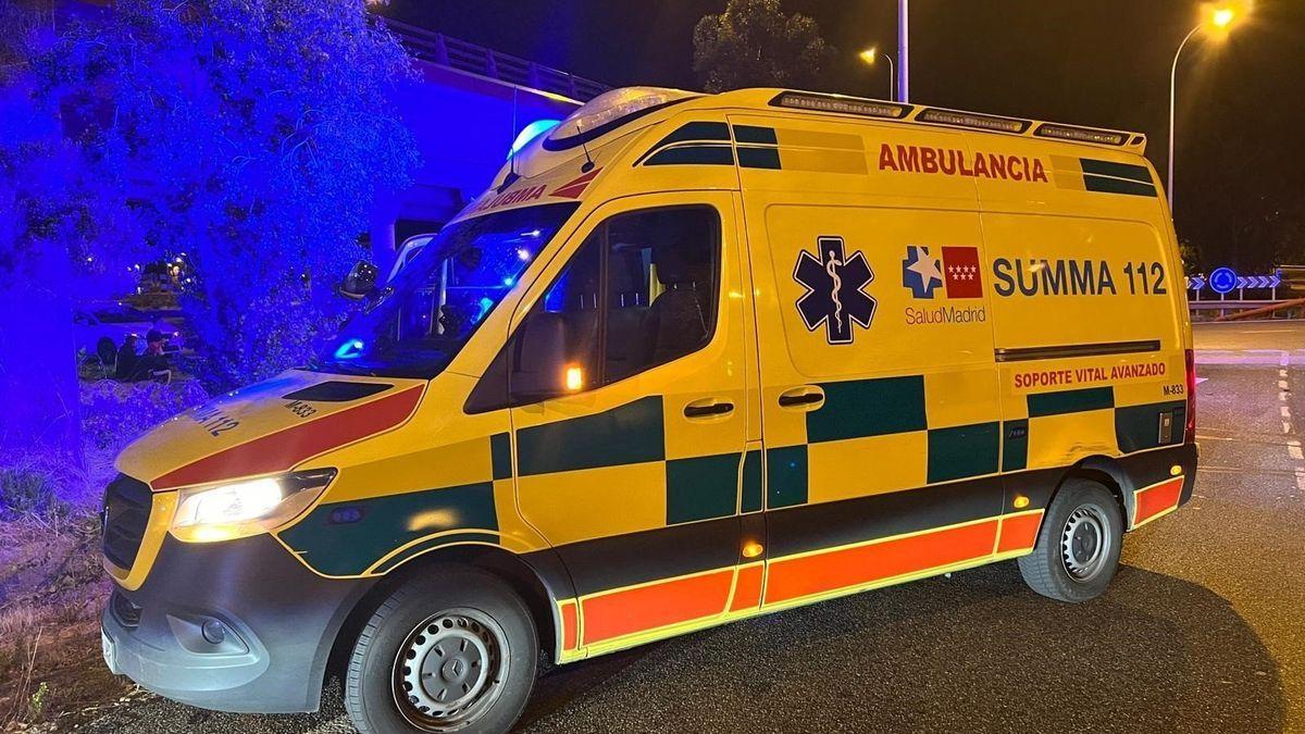Ambulancia del servicio de emergencias 112 de Madrid