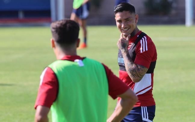 Chimy Ávila, sonriente en Tajonar.