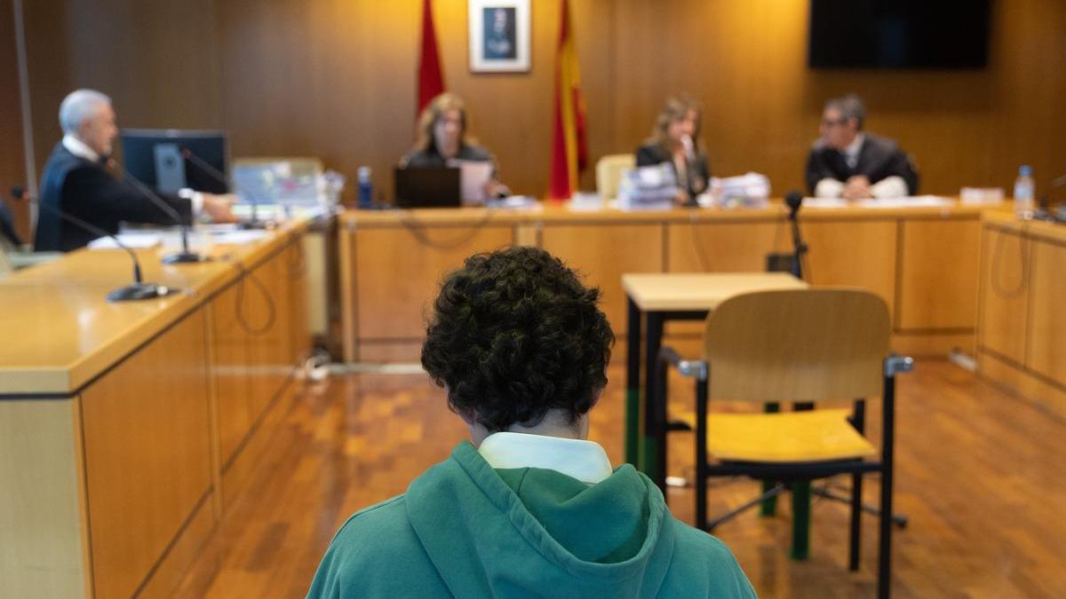 El Pequeño Nicolás durante el juicio.