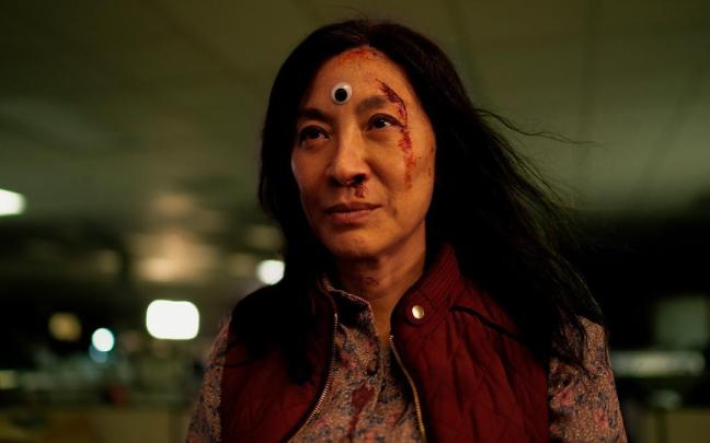 Fotograma de 'Todo a la vez en todas partes', que ha recibido 11 nominaciones en los Oscar. Fotograma de 'Todo a la vez en todas partes', que ha recibido 11 nominaciones en los Oscar.