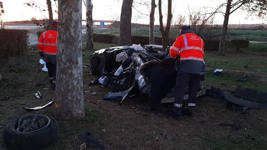 Accidente mortal en Ribaforada