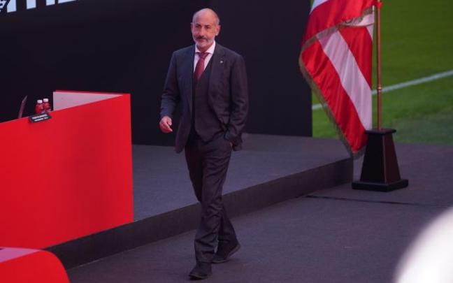 Aitor Elizegi, en la Asamblea Ordinaria del pasado 23 de octubre.