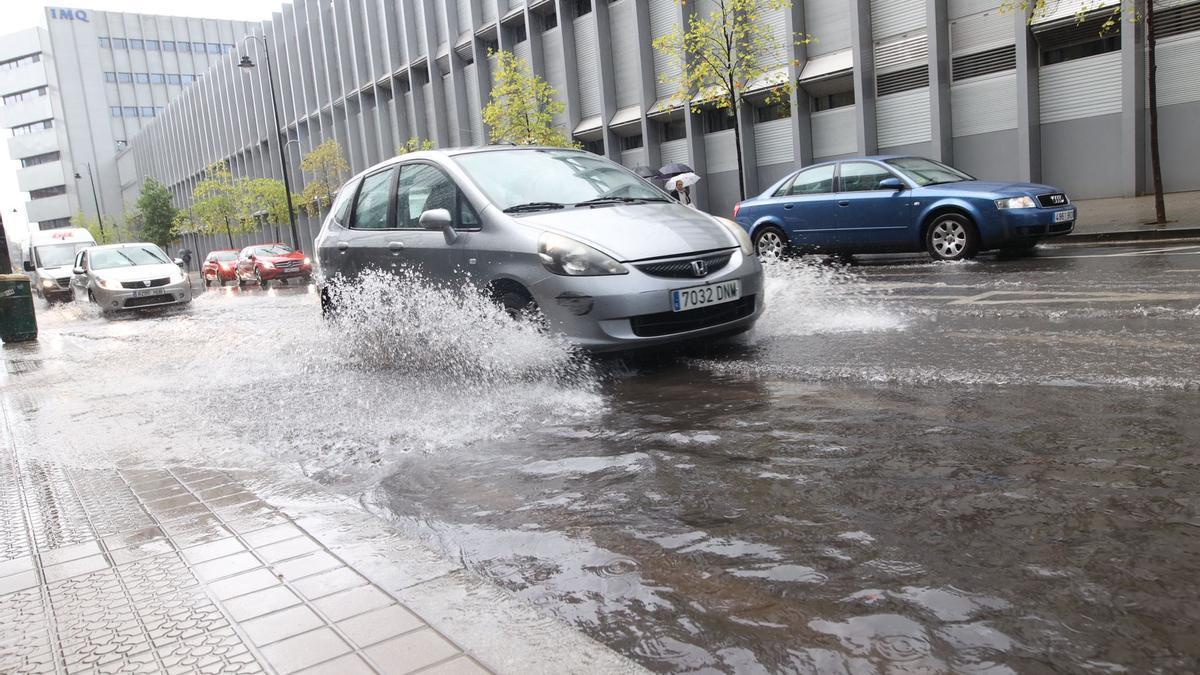 Se espera un día de mucha lluvia en Bizkaia y en la costa