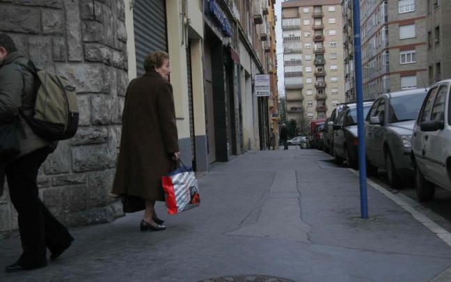 Imagen de archivo de la calle Santa Luc&iacute;a de Vitoria-Gasteiz