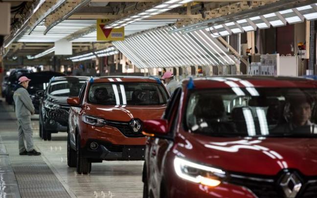 Una planta de Renault. Una planta de Renault.