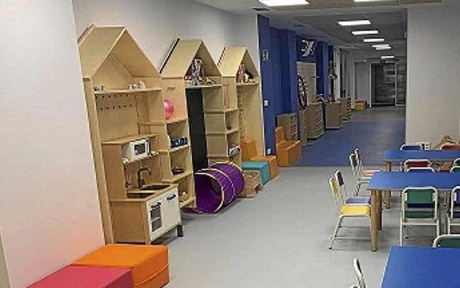 Interior de la nueva ludoteca.