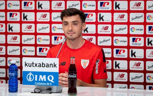 El centrocampista del Athletic, Oier Zarraga