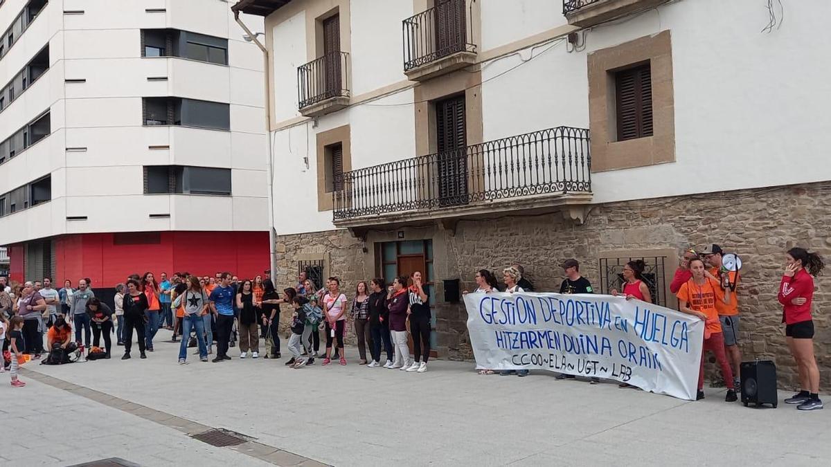 Participantes en otra de las concentraciones