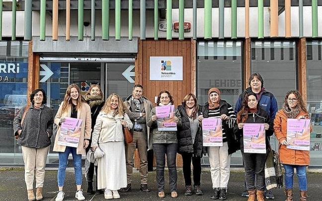 Representantes de las instituciones y agentes que forman parte del proyecto. | FOTO: M.S.S. Representantes de las instituciones y agentes que forman parte del proyecto. | FOTO: M.S.S.