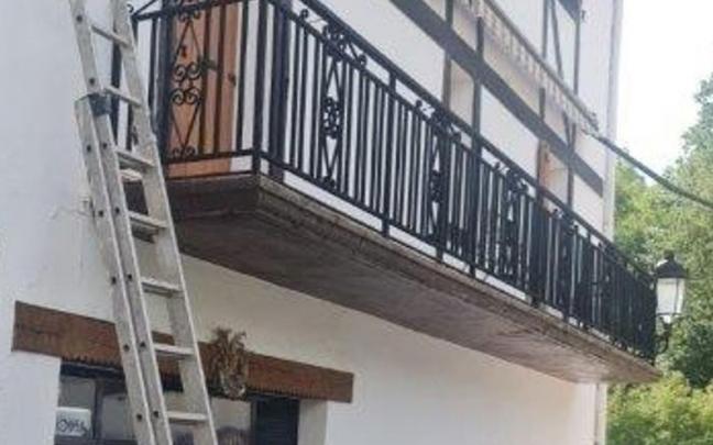 Lugar del suceso en Ituren. Lugar del suceso en Ituren.
