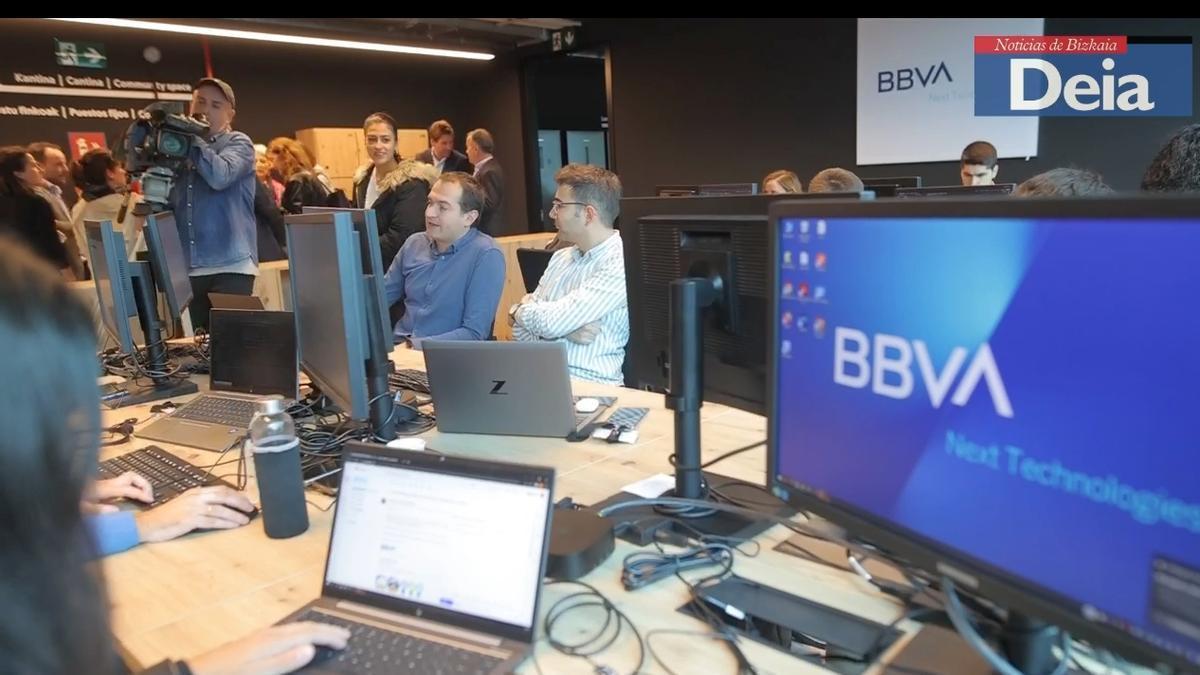 BBVA inaugura un centro tecnológico en la Torre Bizkaia