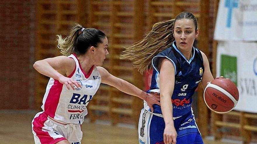 Anna Prim, en el partido ante el Baxi Ferrol.