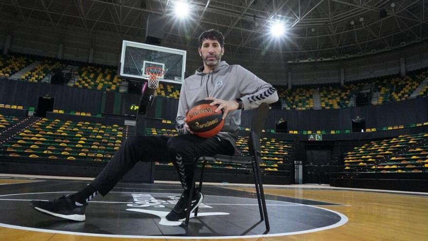 Álex Mumbrú, en el Bilbao Arena.