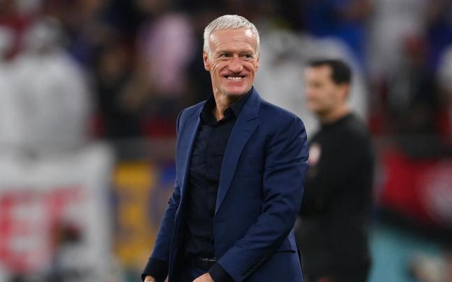 Deschamps en una imagen tomada durante el Mundial de Catar. Deschamps en una imagen tomada durante el Mundial de Catar.