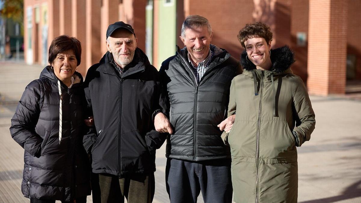 Toñi Díez, Javier Zunzarren, Jesús Armendáriz y Alba Mozún.