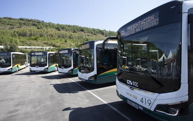 Villavesas de la flota del Transporte Urbano Comarcal (TUC)