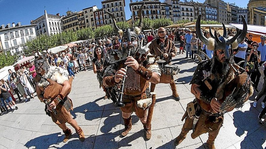 El mercado medieval de Iruña abre en domingo