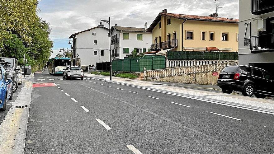 La nueva disposición del tráfico de Kosta kalea, después de su reurbanización. | FOTO: N.G.