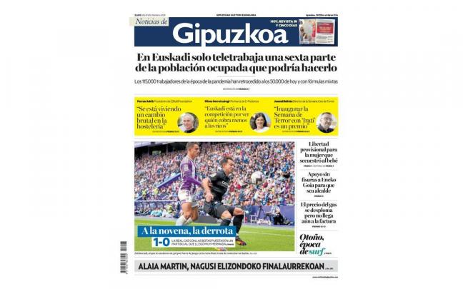 Portada del 23 de octubre