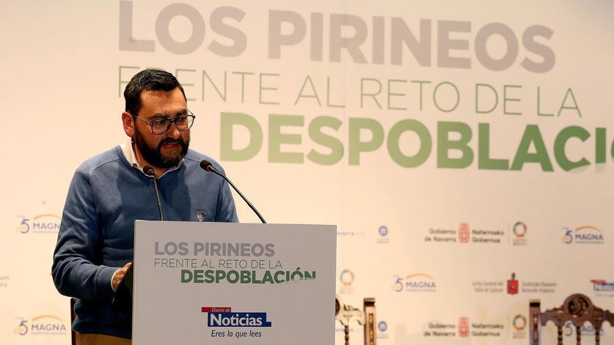 Jesús María Rodríguez, en el encuentro “Los Pirineos frente al reto de la despoblación”