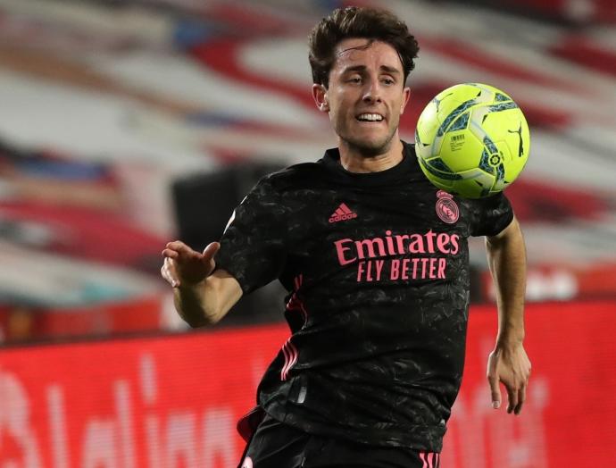 Odriozola, el pasado jueves ante el Granada.