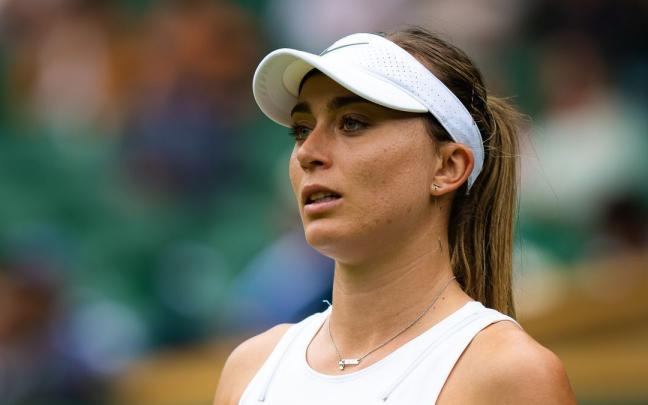 Paula Badosa en el &uacute;ltimo torneo de Wimbledon.