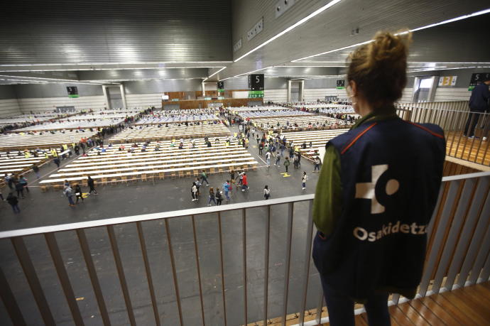 Participantes en la OPE de Osakidetza en 2018.