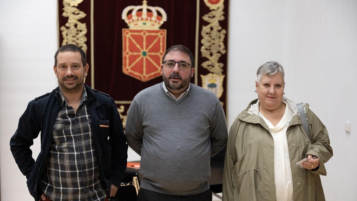 Recepción de Unai Hualde a los representantes de la Red de Personas Torturadas de Navarra