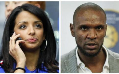 Hayet Abidal y su todavía marido, Éric. Hayet Abidal y su todavía marido, Éric.