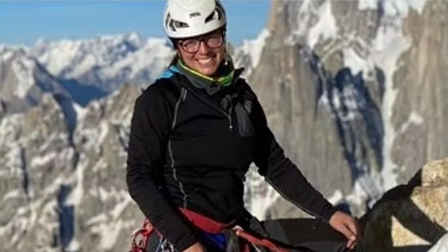 La alpinista vitoriana afincada en Aragón Amaia Agirre González