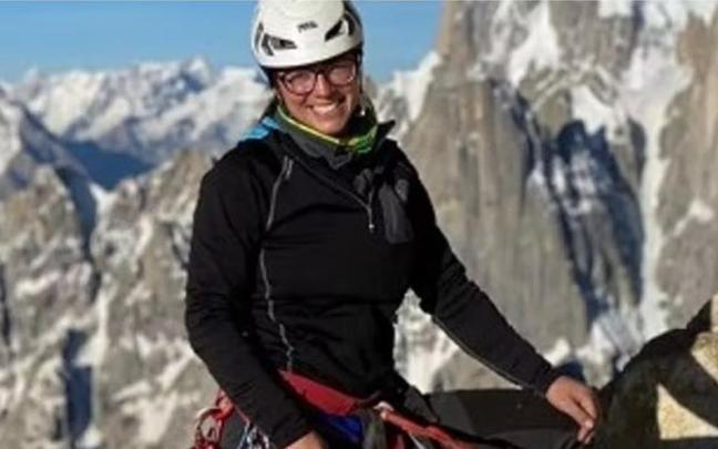 La alpinista vitoriana afincada en Aragón Amaia Agirre González La alpinista vitoriana afincada en Aragón Amaia Agirre González