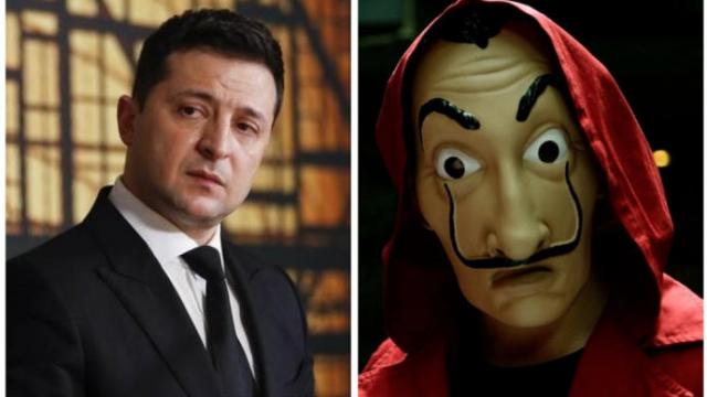 Ucrania recurre a 'La casa de papel' para animar al Ejército y a la población