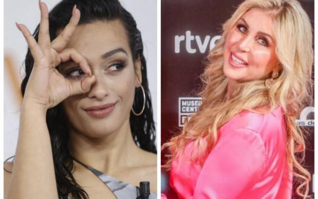 Chanel (i) y Malena Gracia. Chanel (i) y Malena Gracia.
